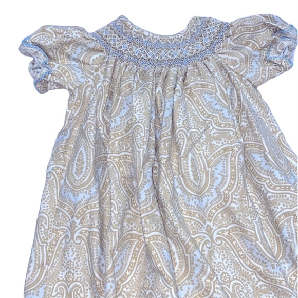 Le Za Me paisley smocked dress size 2 - Picture 1 of 7